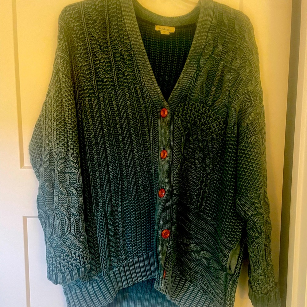 Sundance cotton oversized sweater